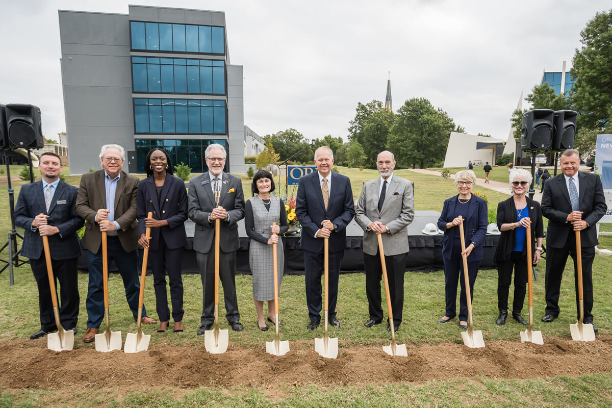 ORU JD McKean Library Groundbreaking